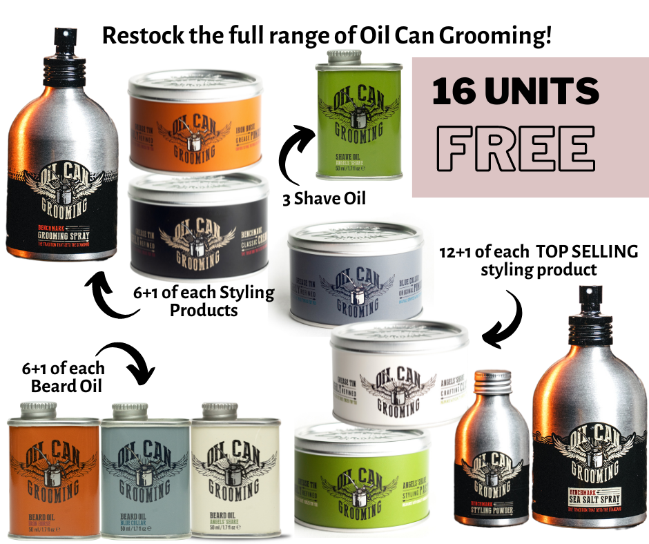Oil Can Grooming ReStock Kit Historic Brands USA
