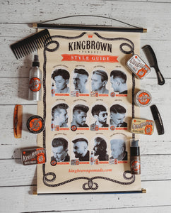 King Brown Pomade | Style Guide Scroll