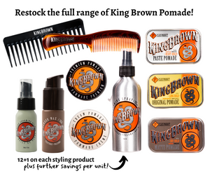 King Brown Pomade | Re-Stock Kit |