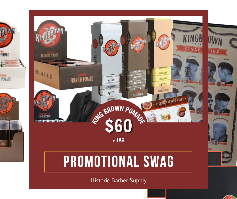 King Brown Pomade | Promotional Swag Kit |
