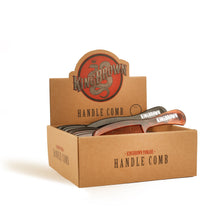 Load image into Gallery viewer, King Brown Pomade | Handle Comb in Black