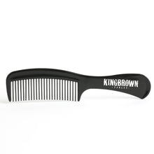 Load image into Gallery viewer, King Brown Pomade | Handle Comb in Black