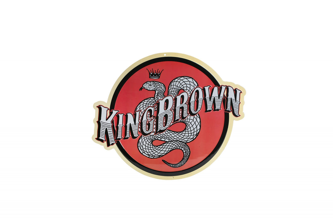 King Brown Pomade | Insignia Tin Sign